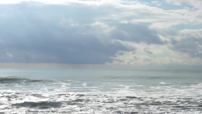 Waves Rushing To The Shore