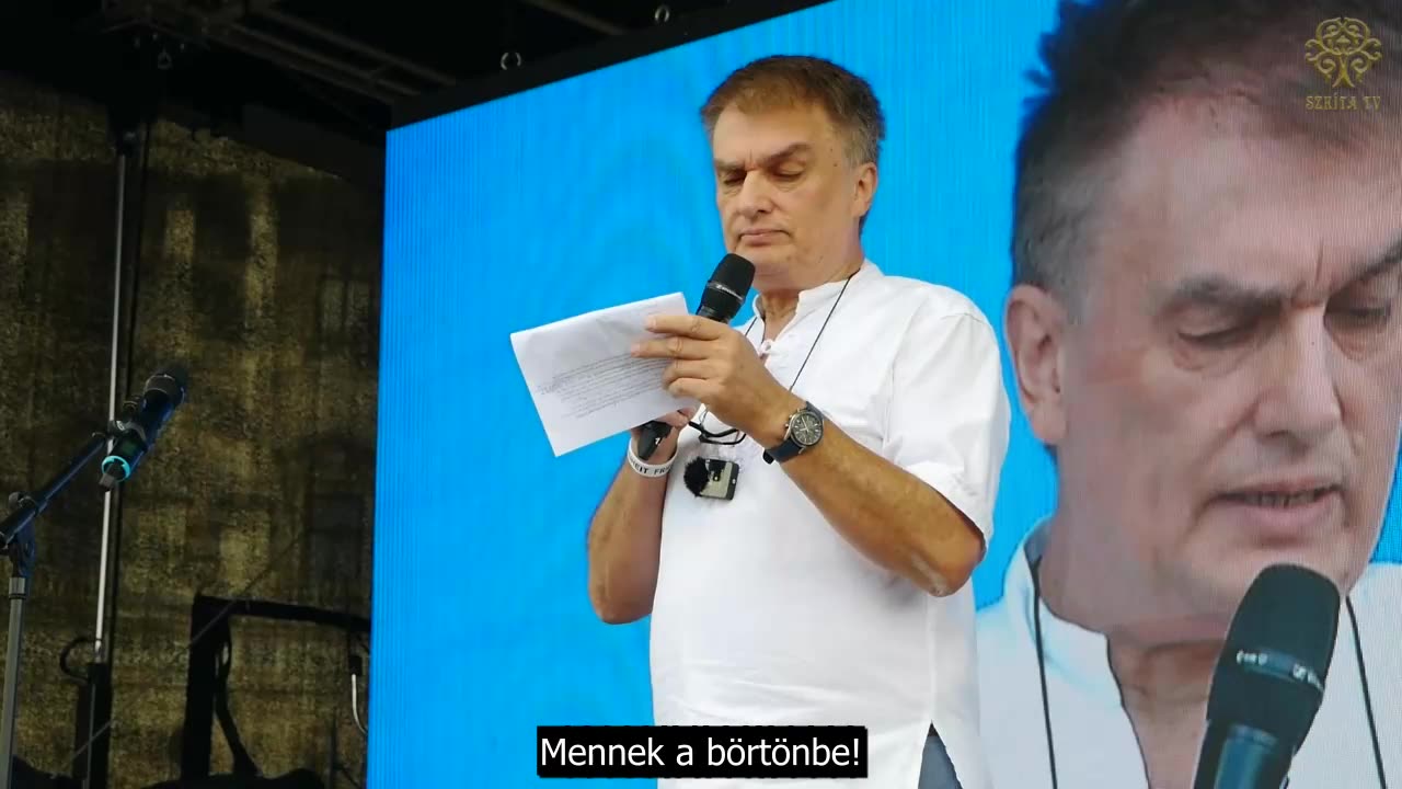 Dr. Tamasi József felszólalása a bécsi WHO elleni tüntetésen