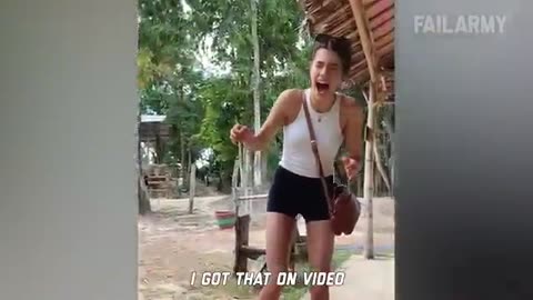 Best fail of the year./Falling /collapse.