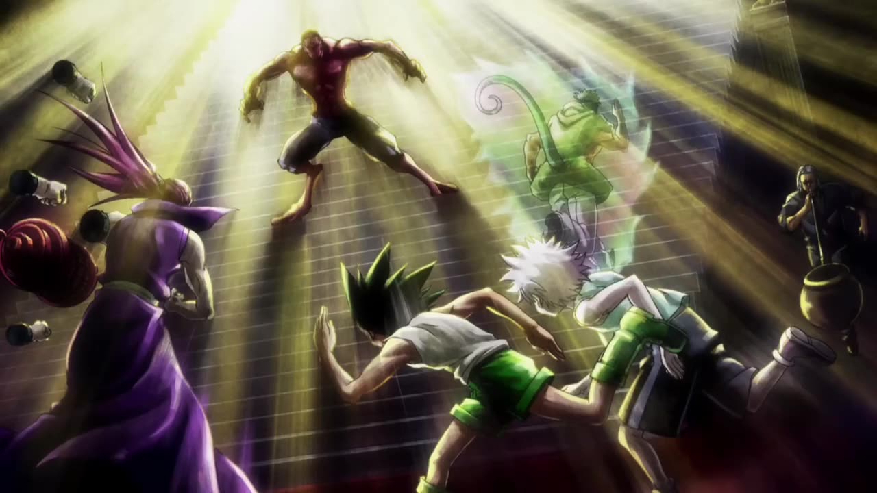 Hunter x Hunter Palace Invasion Scene