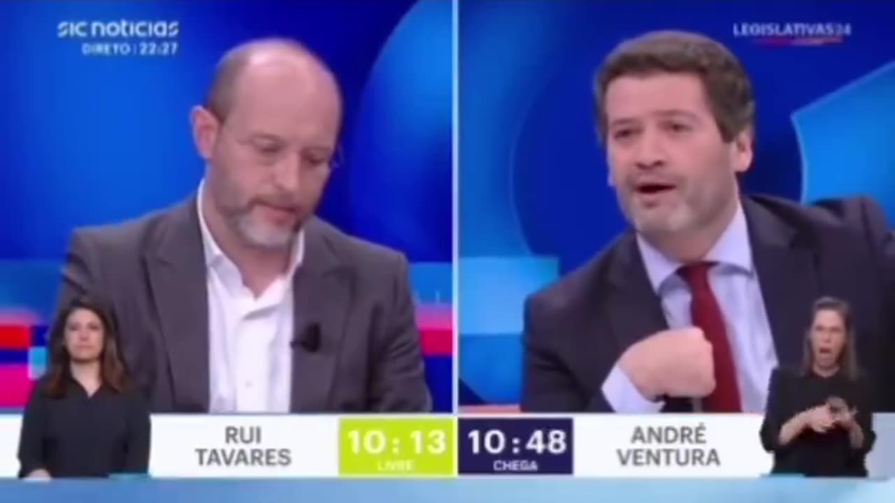 O líder do @PartidoCHEGA ,Dep. @AndreCVentura , tem dado um show nos debates que antecedem as eleições de março em Portugal.