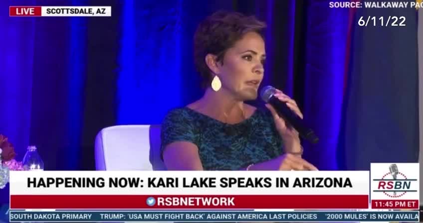 Kari Lake: election integrity is #1 on the list