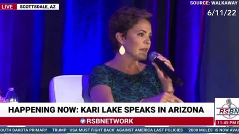 Kari Lake: election integrity is #1 on the list