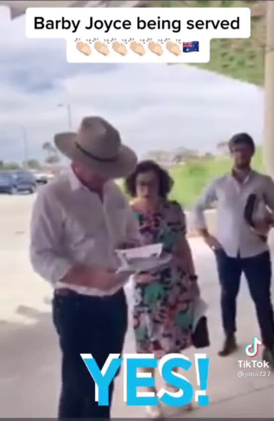 Barnaby Joyce - YOU HAVE BEEN SERVED