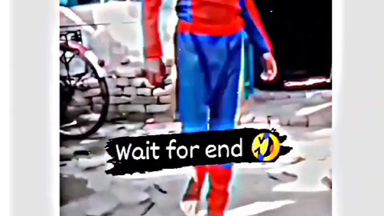 Funny baby spider man 😂♂️