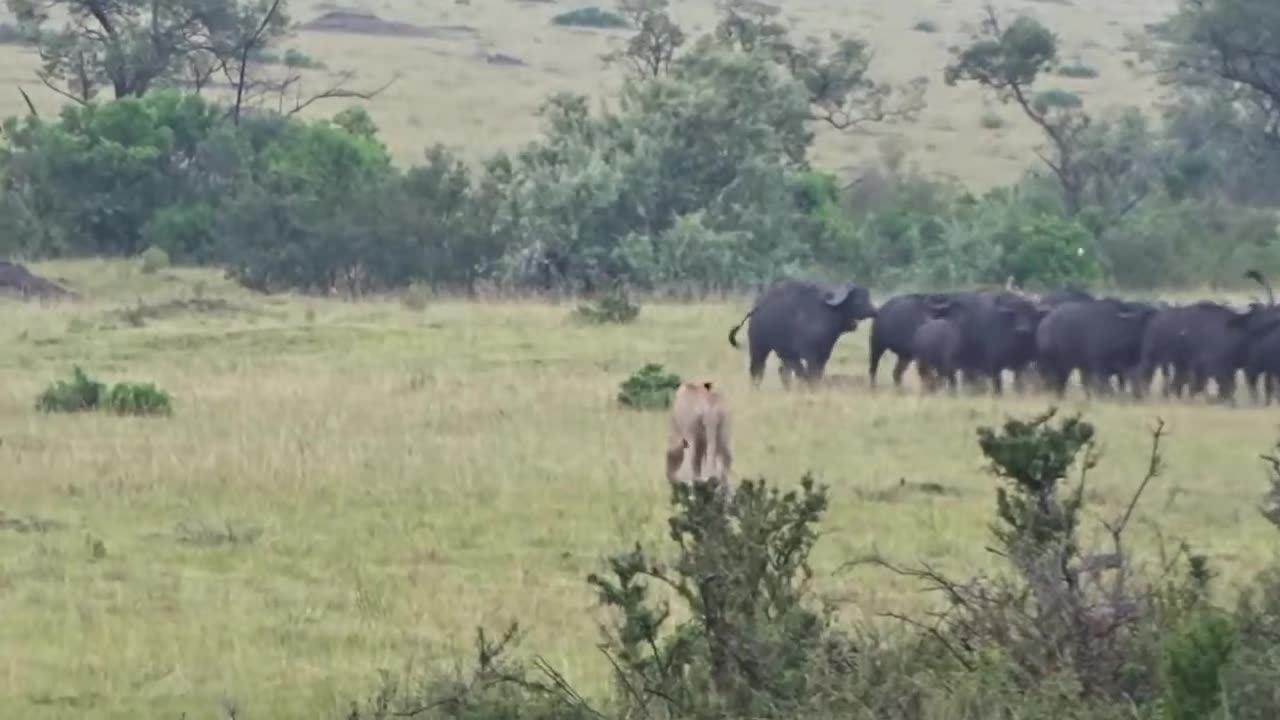 Lions hunt Buffalo