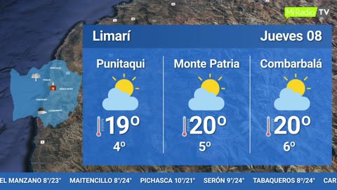 EL TIEMPO EN LA REGIÓN - MIÉRCOLES 7 DE JUNIO