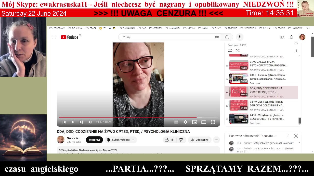 4879 - ‪@GuGuTTV‬ do Tarantulli a psycholożka ‪@gaslighting694‬ 👮‍♀️ - 22.06.2024 rok