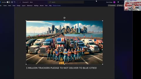 1 MILLION TRUCKERS PLEDGE NOT TO DELIVER TO BLUE CITIES!