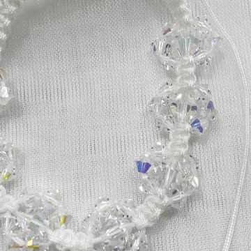 Handmade Unique 5”~10” Adjustable Bracelet. Made with Swarovski Crystal