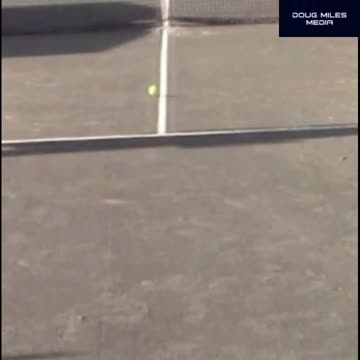 I THINK I HIT AN OUT SERVE!