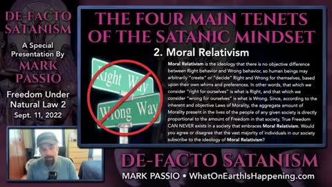 DE FACTO SATANISM: ARE YOU A SATANIST AND DONT KNOW IT?