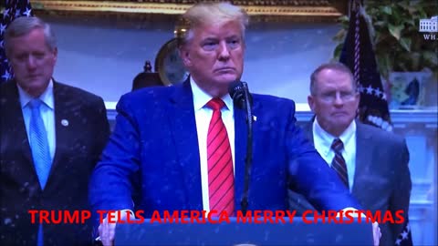 TRUMP SINGS MERRY CHRISTMAS AND TO SLEEPY JOE