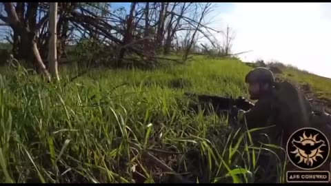Footage of the battle from the cell of a soldier of the battalion "Sonechko"