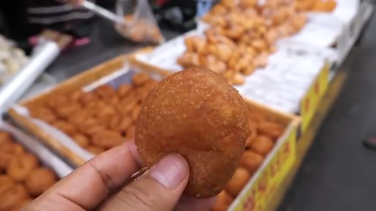 Awesome Speed Donut Master! Real Cheap Traditional Market Donuts/Korean Street Food