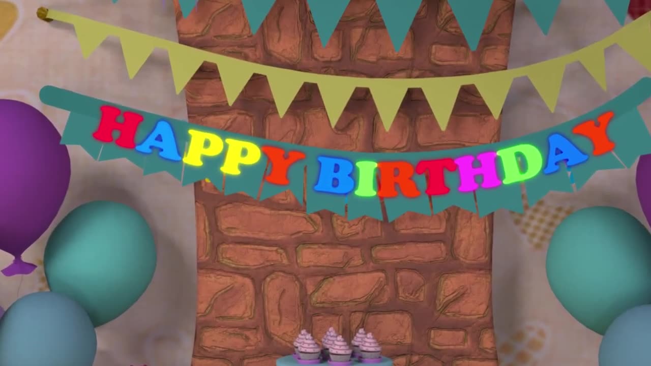 Happy birthday A King 👑 funny cartoon video