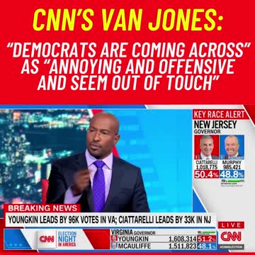 CNN's Van Jones: Democrats are coming across” as “annoying, offensive and out of touch