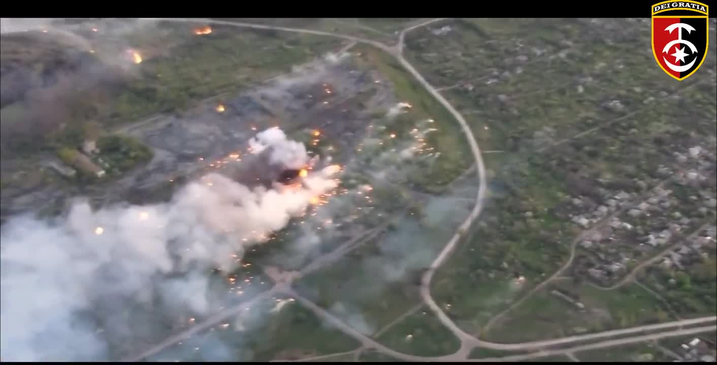 Russian Supply Point Destroyed By Ukrainian Artillery