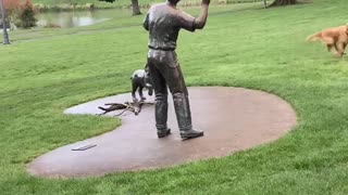 Frozen Figure Won't Play Fetch