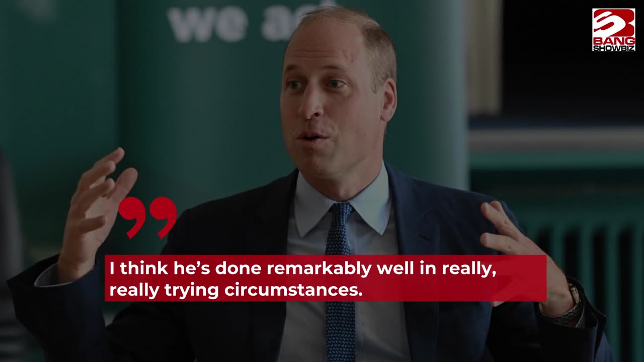 Prince William "stepped up to the mark" in the absence of King Charles