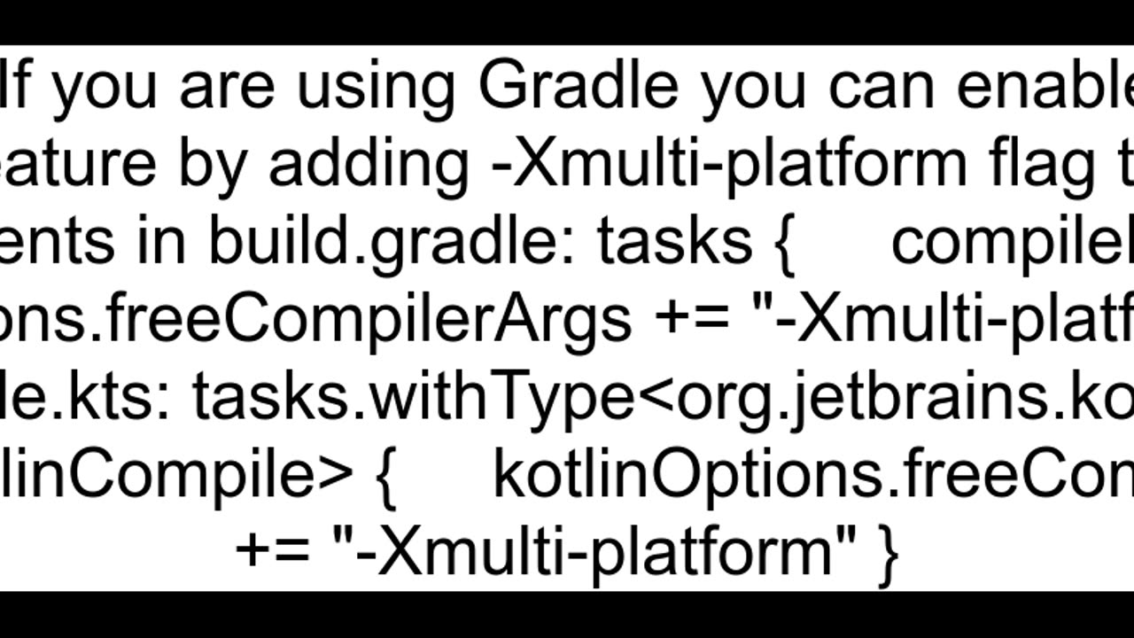 Kotlin Multi platform feature