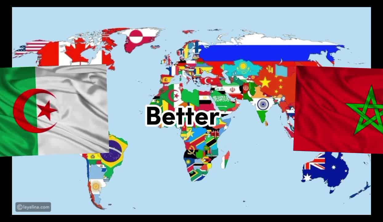 Algeria vs marocco part 2 - comparation