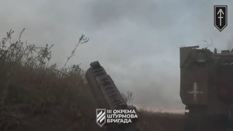 Ukrainians Pinned Down After APC Hit with Several RPGs(Intense)