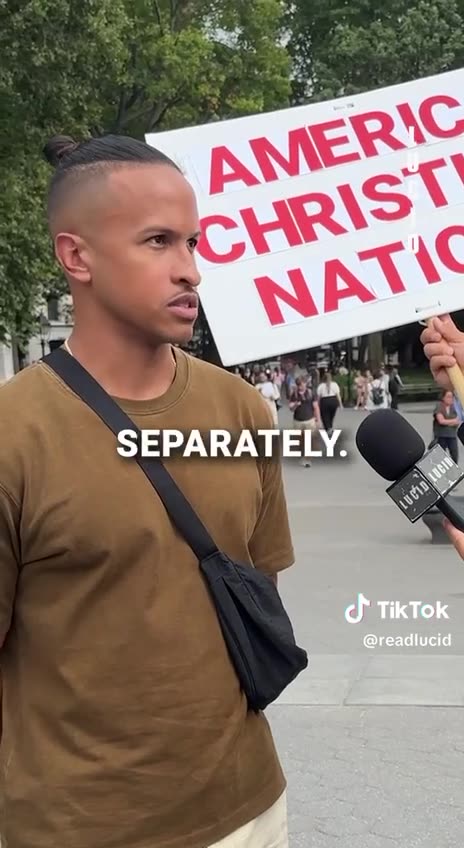 A Radical Christian Nationalist Strolling New York City | We See You 🇺🇸🫡