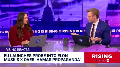 EU TARGETS Elon Musk's Twitter for MORECENSORSHIP Over 'HAMAS PROPAGANDA: Rising Reacts