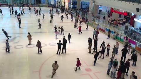 Ice skating