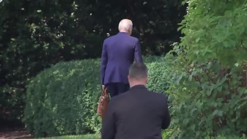 Baffled Biden Forgets Directions, Even With Secret Security Lead....