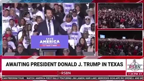 Don Jr.’s Full Speech At The Rally In Texas