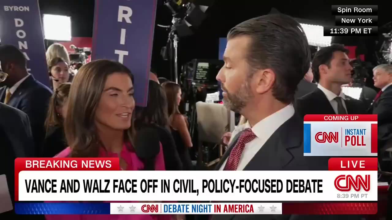 ⚡Kaitlan Collins tries to ambush Don Trump Jr and face plants