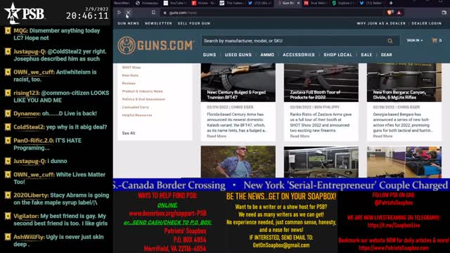 2022-02-09 20:10 EST - Modern Day America: with LC Mac