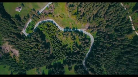 Beauty of nature ariel view