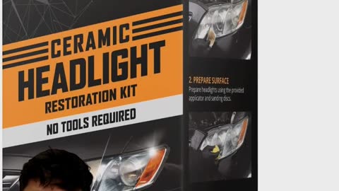 Ceramic Headlight Restoration Kit