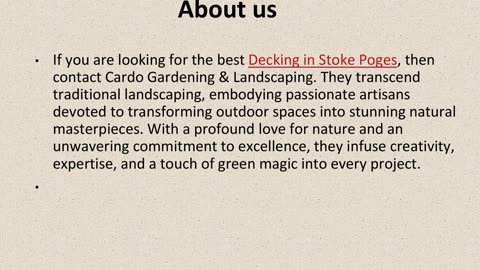 Best Decking in Stoke Poges.