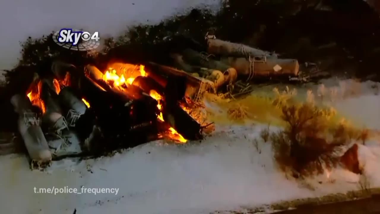 Train Derailment In Minnesota