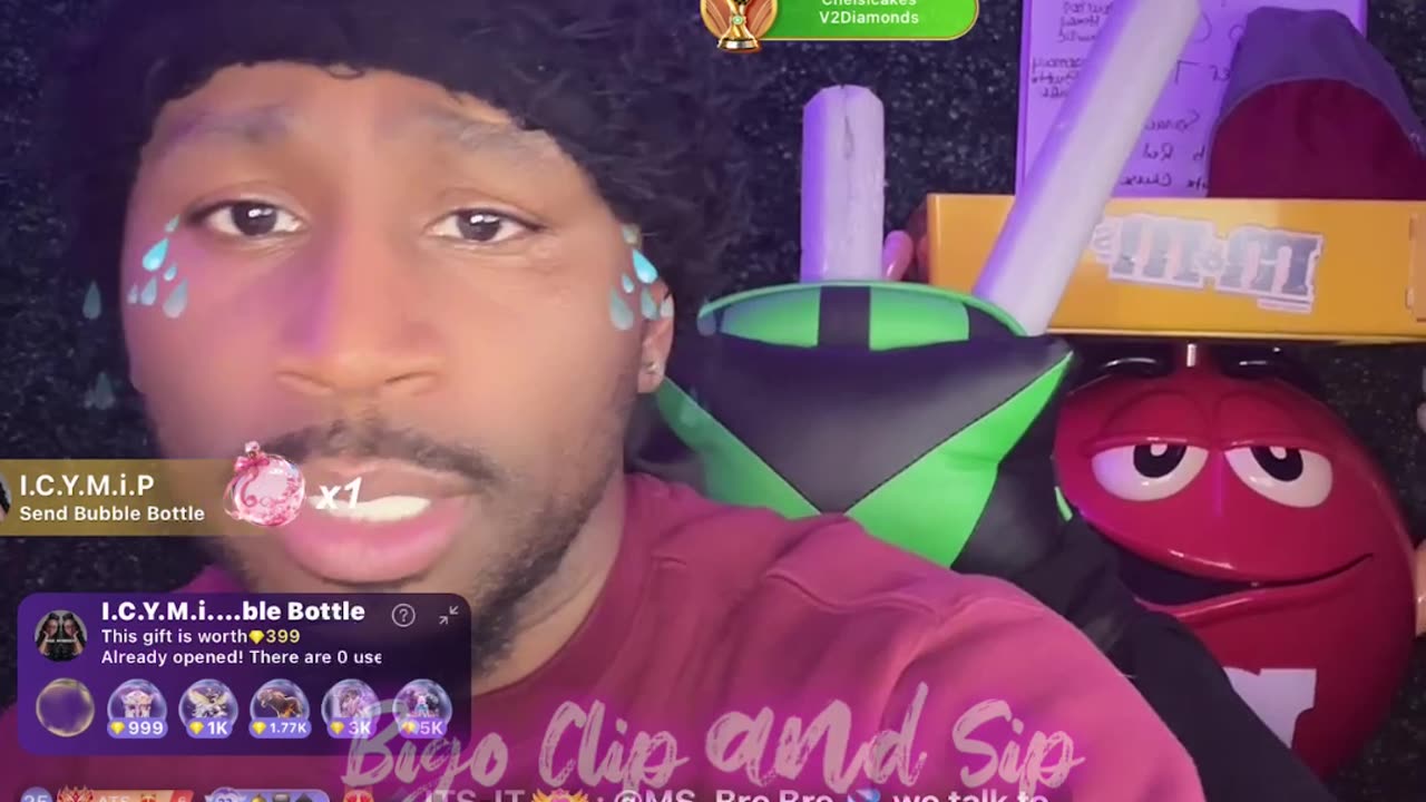 KOB n LadyRed have a few silent lunch PK's n it's a whole ki 9/6/24 #bigoclipandsip