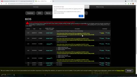 Asrock motherboard BIOS update