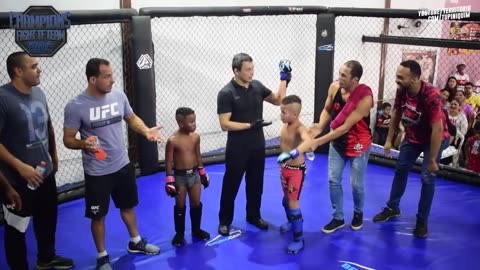 MMA Kids Tayson vs Bryan Lee