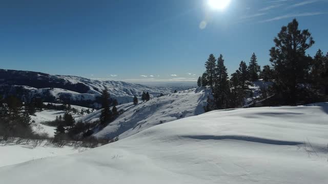 Stack Rock Trail - Snowshoeing