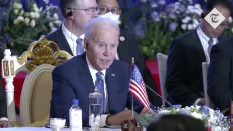 Moment Joe Biden slips up and thanks Colombia for hosting ASEAN summit instead of Cambodia