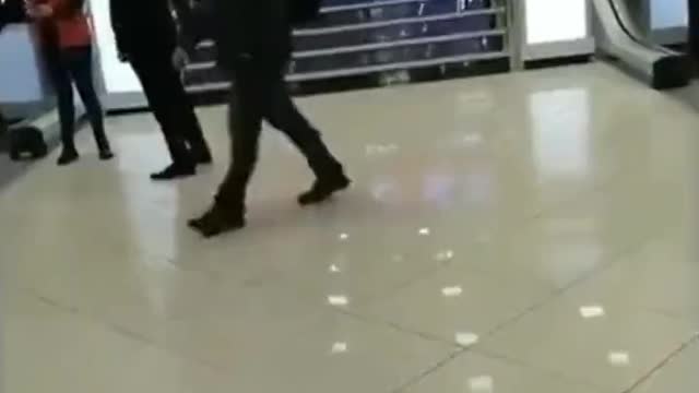 Swastika in Ukraine Shopping center