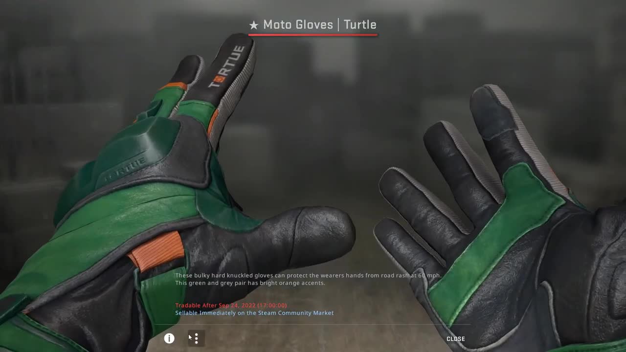 ing Moto Gloves Turt