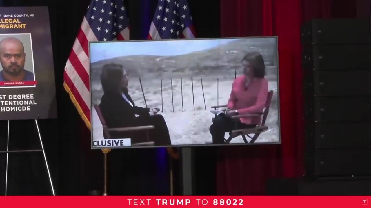 Trump Shocks Wisconsin Voters with Kamala's Border Patrol Remarks and Crimes Committed by Illegals