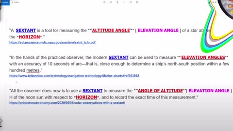 The Nautical sextant - Flat Earth