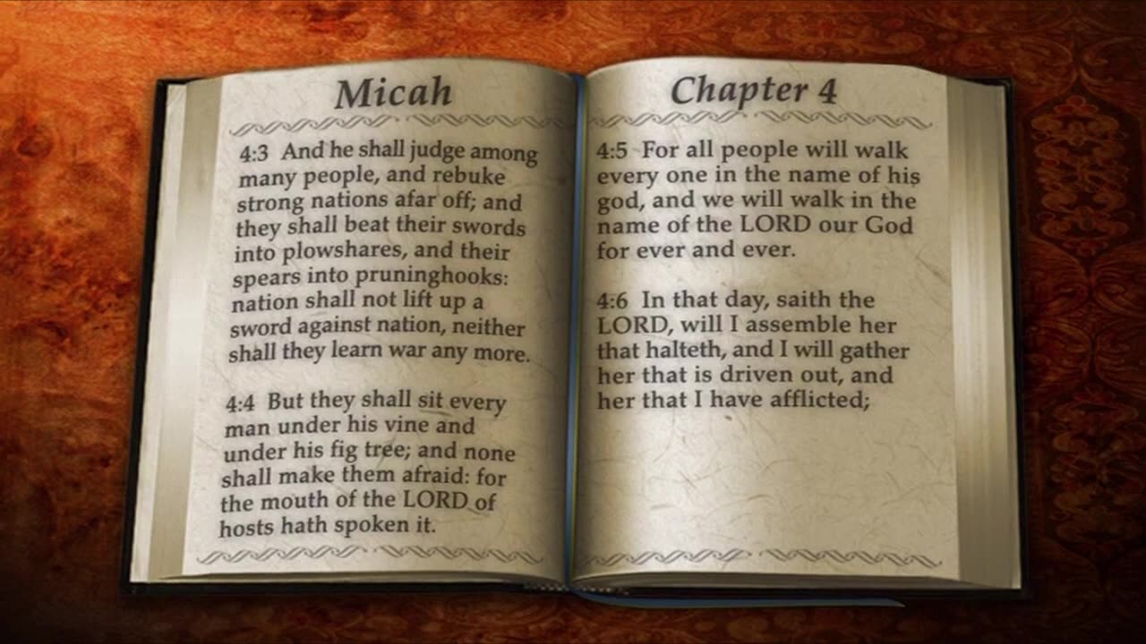 KJV Bible The Book of Micah | Read by Alexander Scourby | AUDIO & TEXT