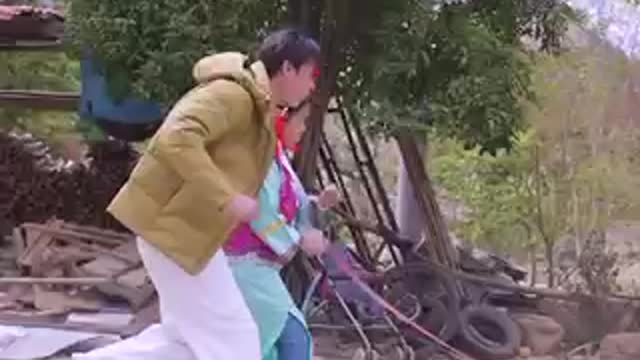 Funny mother and child