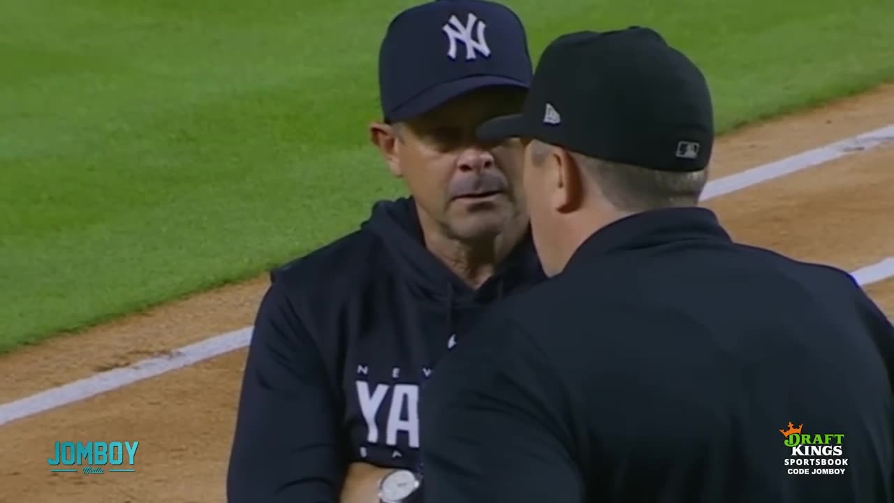 Aaron Boone tells ump he has the biggest strike zone in MLB, a breakdown